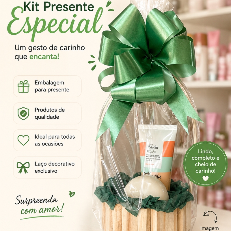 Cesta Macadâmia Hidratante + Sabonete