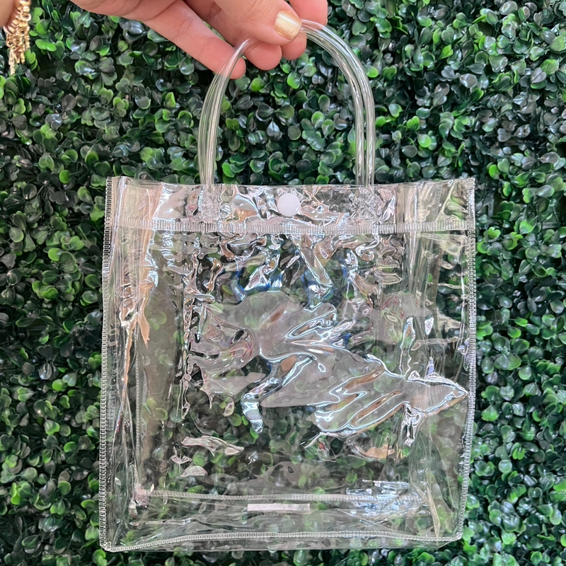 Sacola Transparente PVC 20x20x8cm