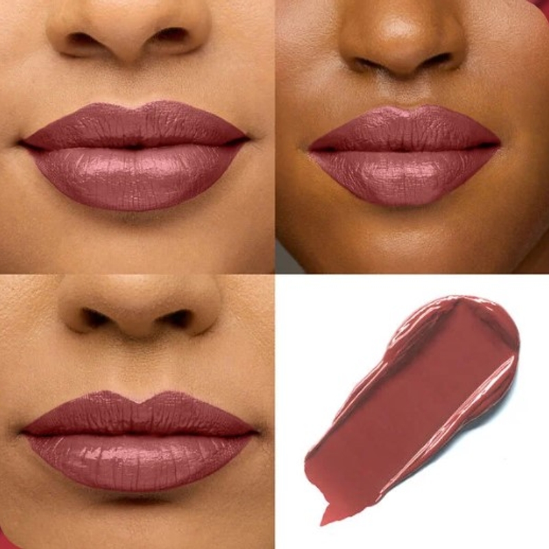 Batom Líquido Avon Power Stay Creamy Vinyl Rosa Castanho - foto 2