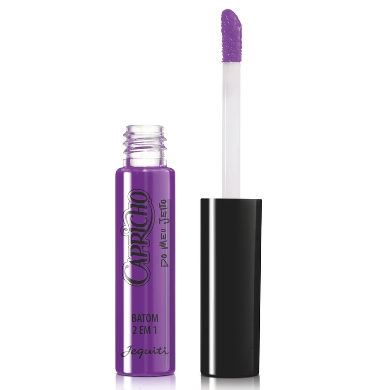 Batom 2 em 1 -  Multifuncional Capricho Lilás 4,7ml 4,7 ml