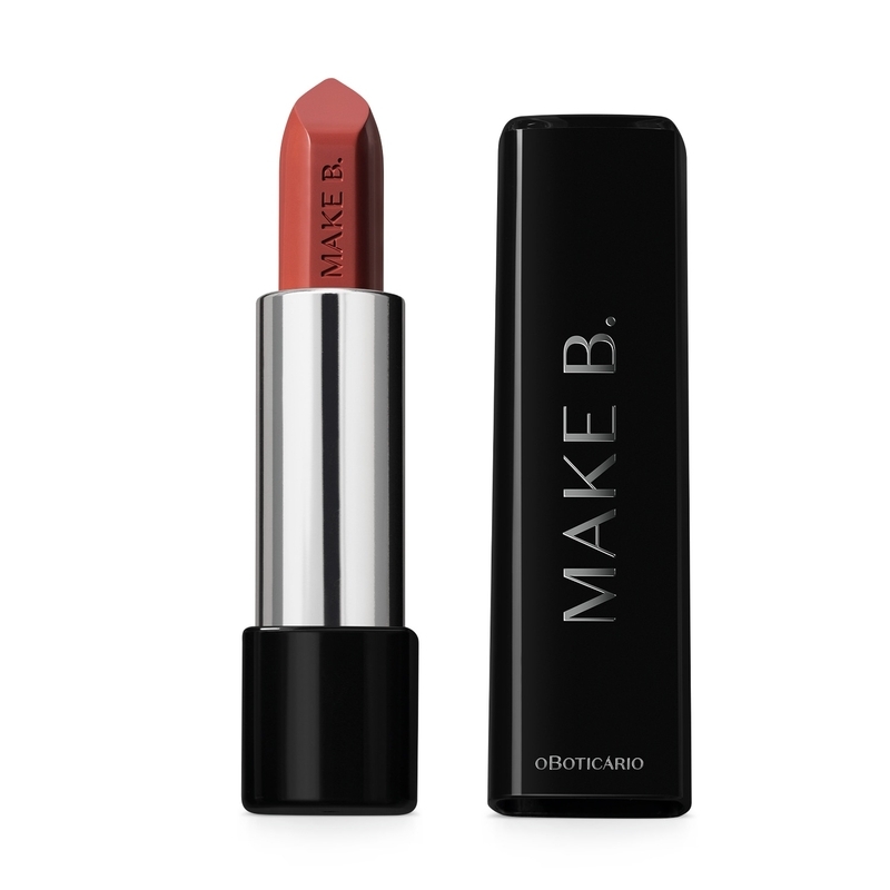 Batom Cremoso Marrom Soft Nude Make B. 3,6G