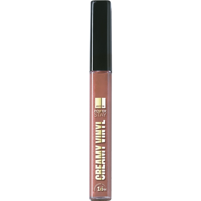 Avon Power Stay Batom Líquido Creamy Vinyl Nude Musa