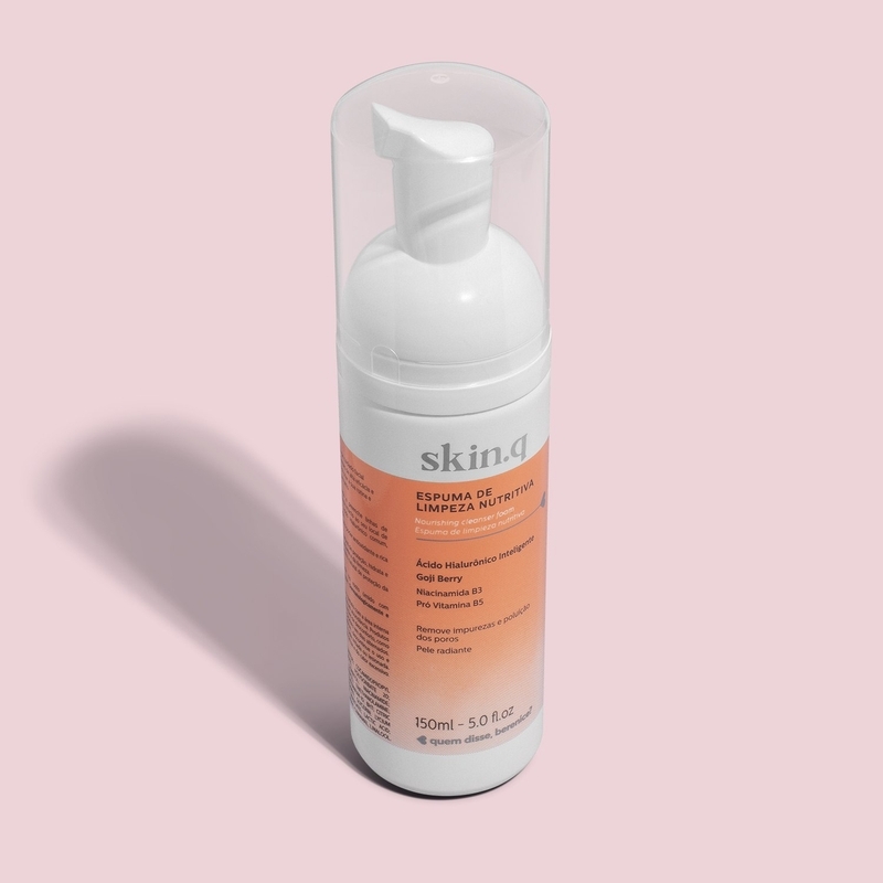 Espuma De Limpeza Nutritiva Skin.Q 150Ml