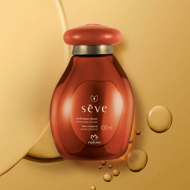 Óleo Corporal Natura Sève Amêndoas Doces 100ml Original Hidratante Perfumado - foto 4