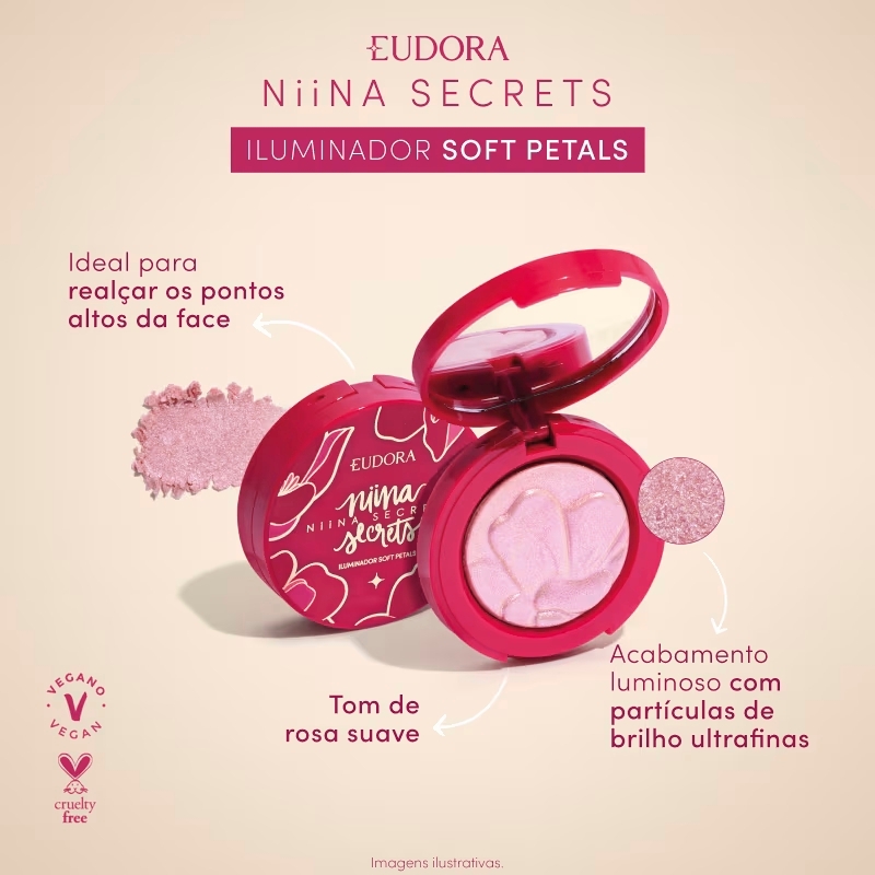 Iluminador Niina Secrets Soft Petals 3g