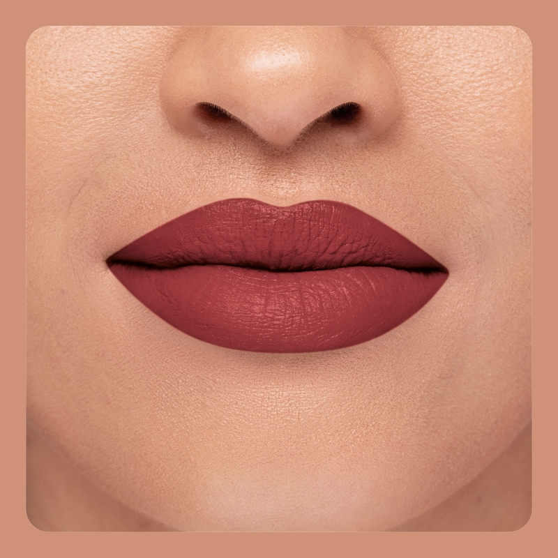 Refil Batom Semi Matte Vermelho Envolvente Amulips 3,4g