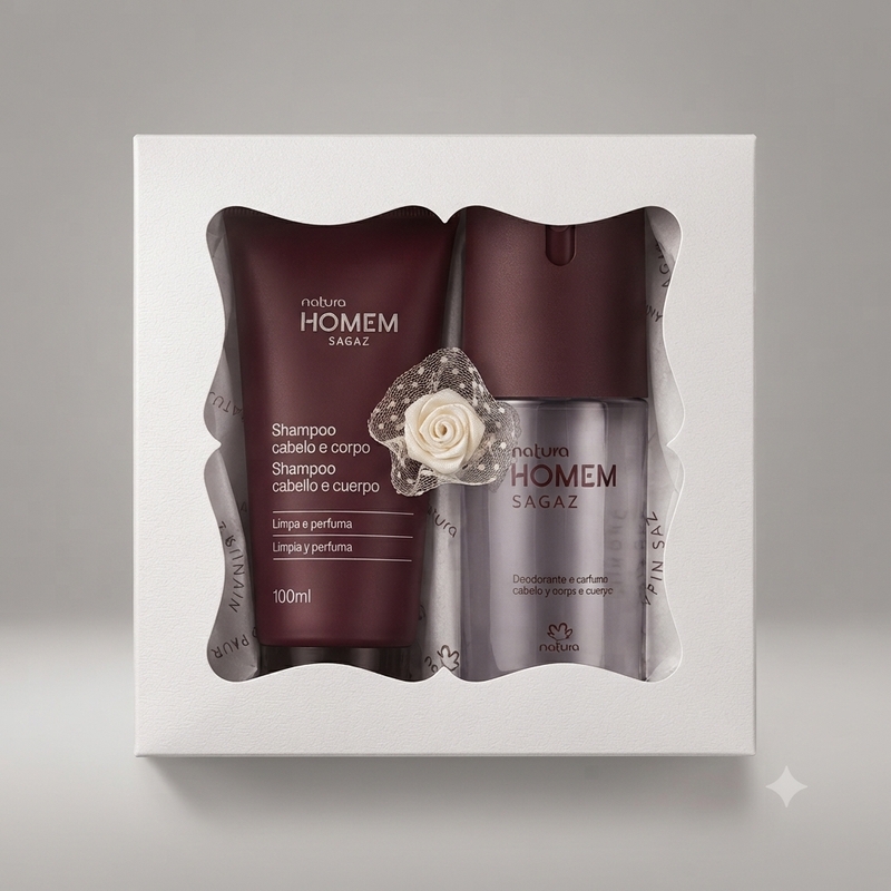 KIT NATURA HOMEM SAGAZ