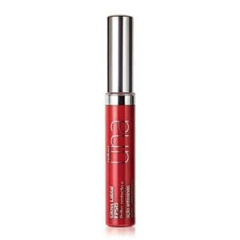 UNA GLOSS LABIAL FPS15 VERMELHO 100 SSG