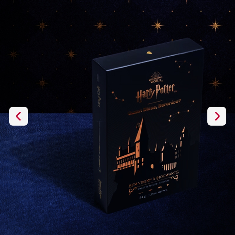 Paleta De Maquiagem  Multifuncional Harry Potter Quem Disse, Berenice? Bem-Vindo À Hogwarts  54G - foto 4