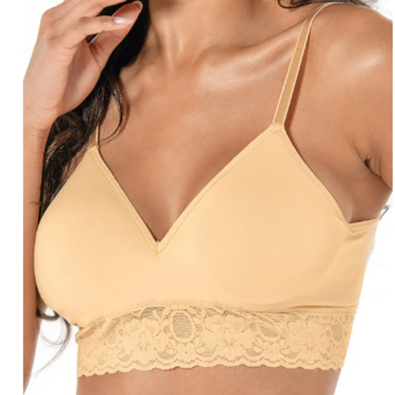 DeMillus Sutiã Espumado Rendado 44 - Amarelo Gold