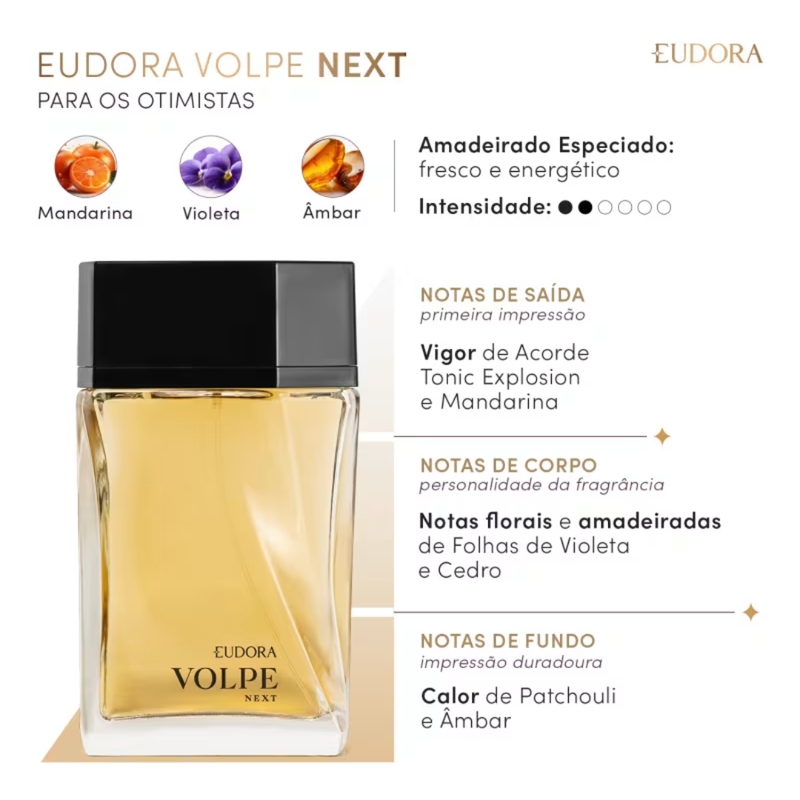 Volpe Next Desodorante Colônia 100ml - foto 2