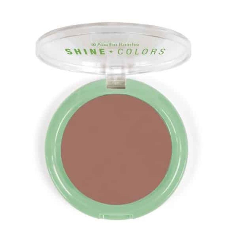 Shine Colors Po Compacto Marrom Escuro Fps 15 10g