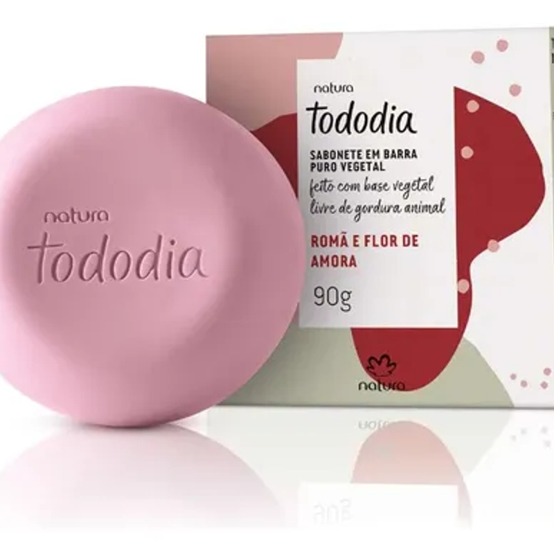 Sabonete em Barra Natura TodoDia 90g - Romã e Flor de Amora