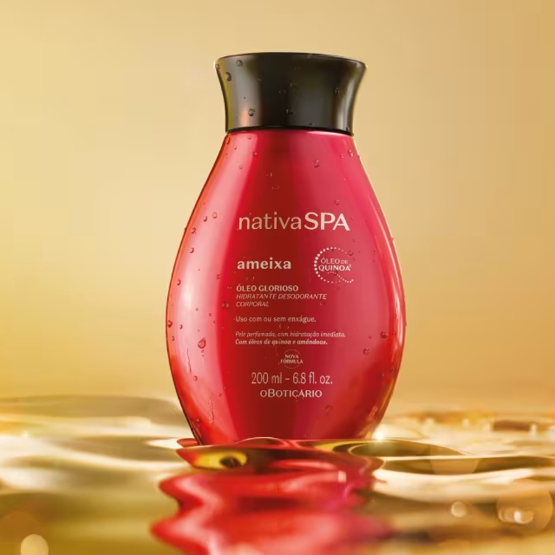 Óleo Glorioso Hidratante Desodorante Corporal Nativa Spa Ameixa 200ml - foto 5