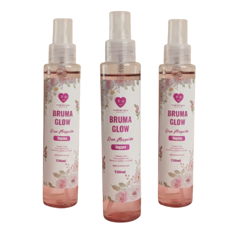 BRUMA VEGANA GLOW ROSA MOSQUETA FOREVER YOU