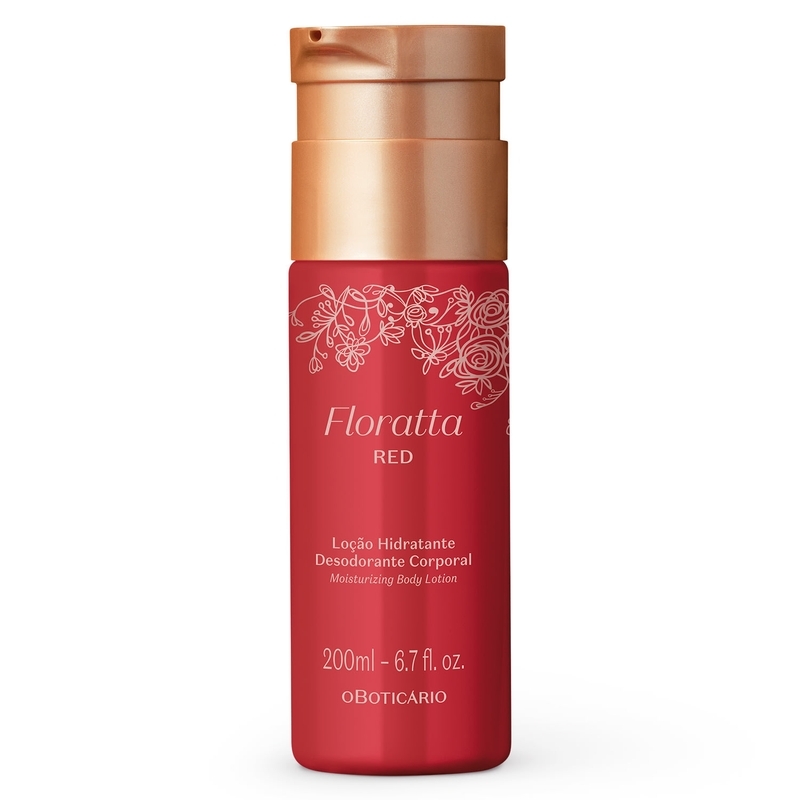 Creme Desodorante Hidratante Corporal Floratta Red 200Ml