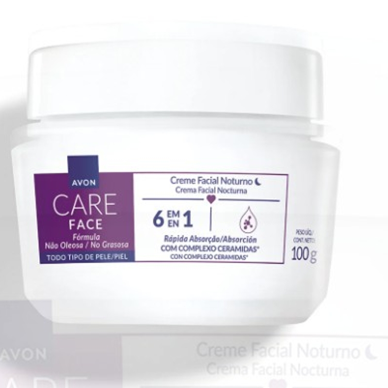 Avon Care Creme Facial Noturno 6 Em 1