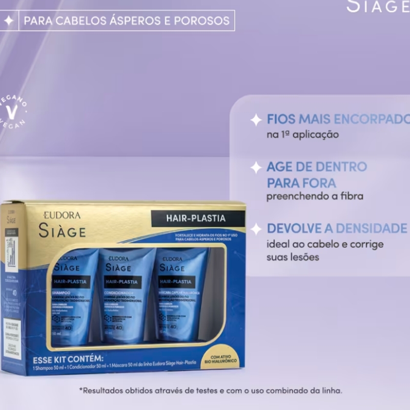Kit Siàge Mini Hair Plastia - foto 2