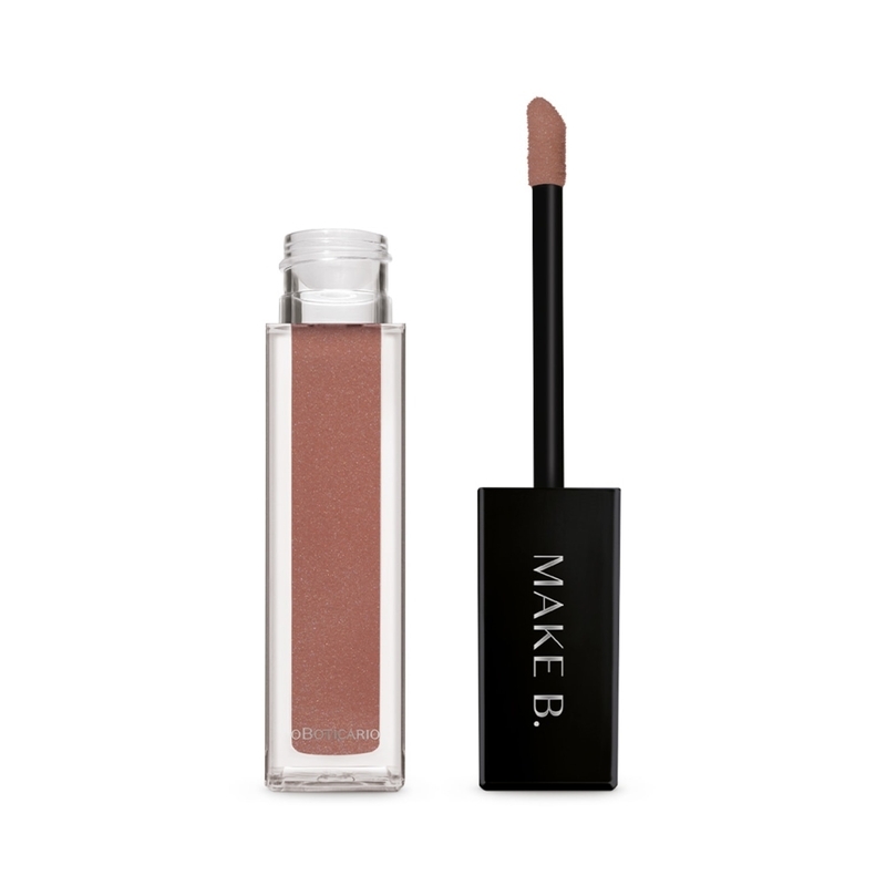 Gloss Labial Marrom Claro Soft Silk Make B. 5Ml