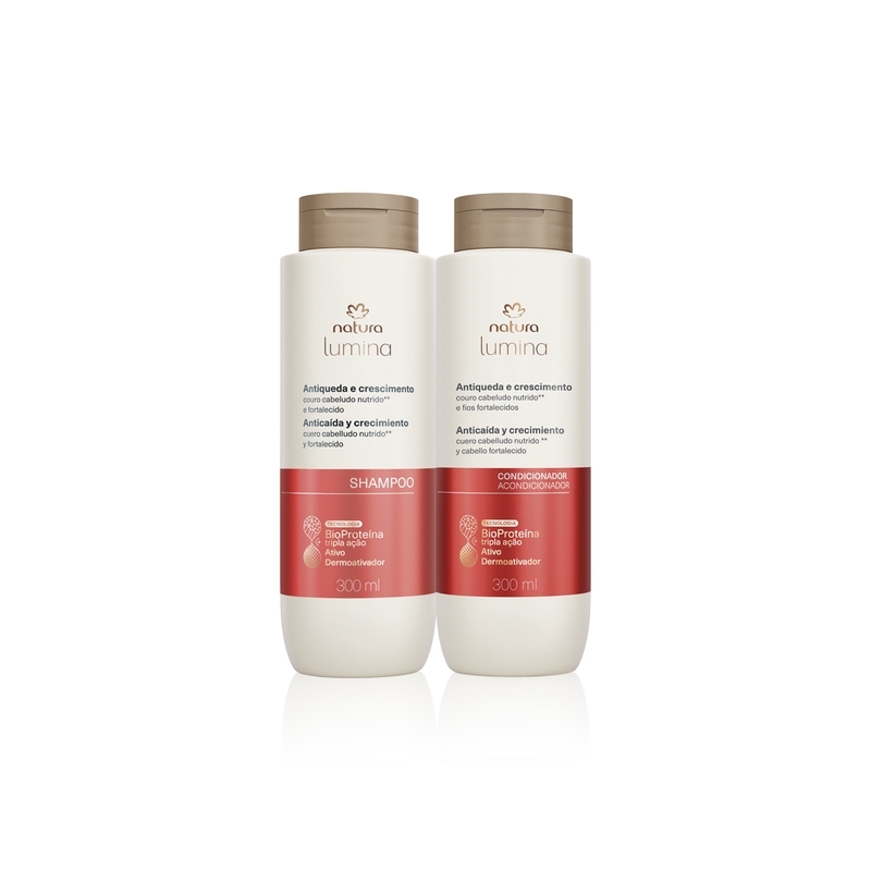 Kit Antiqueda E Crescimento Lumina shampoo e cond 300 ml