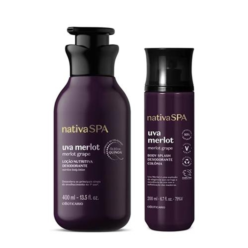 Combo Nativa Spa Uva Merlot