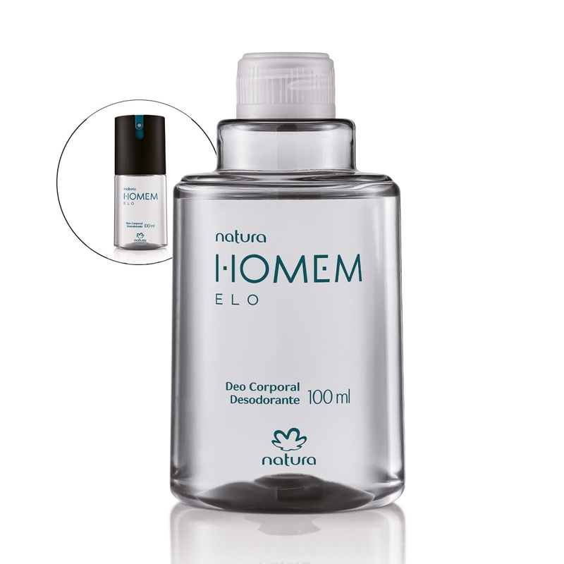 Refil Desodorante Corporal Masculino Natura Homem Elo 100 ml