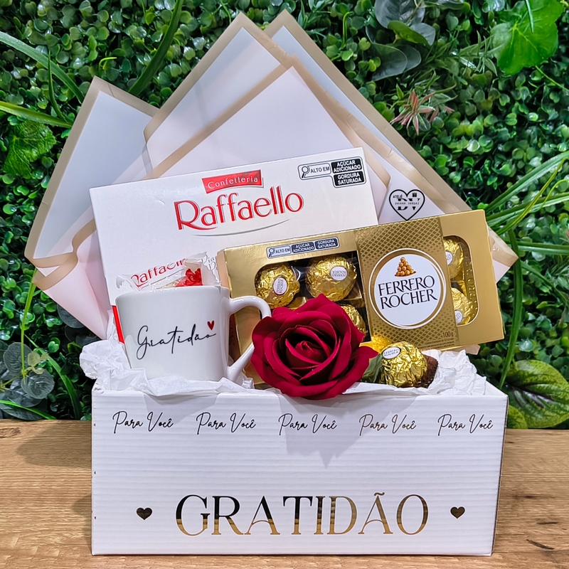 Box Display Gratidão Com Caneca