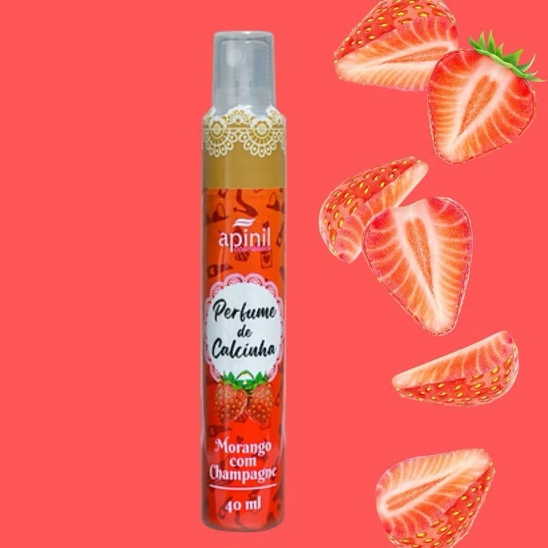 Perfume de calçinha Apinil 450ml Morango com Chamagne