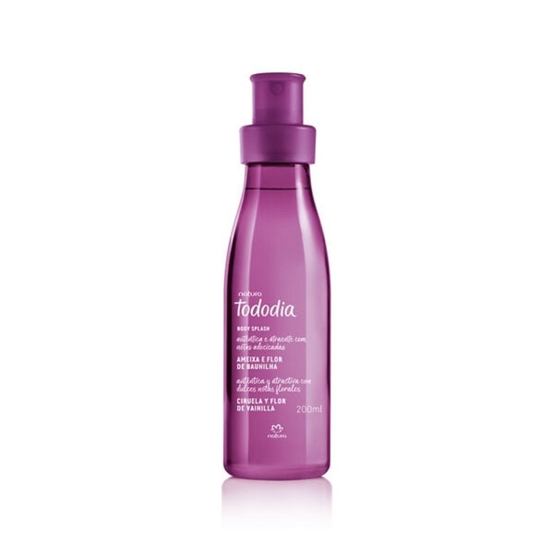Body Splash Ameixa E Flor De Baunilha 200ml ADOCICADO FLORAL