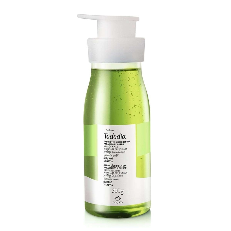 Tododia sabonete líquido alecrim e sálvia 390g - 390 g