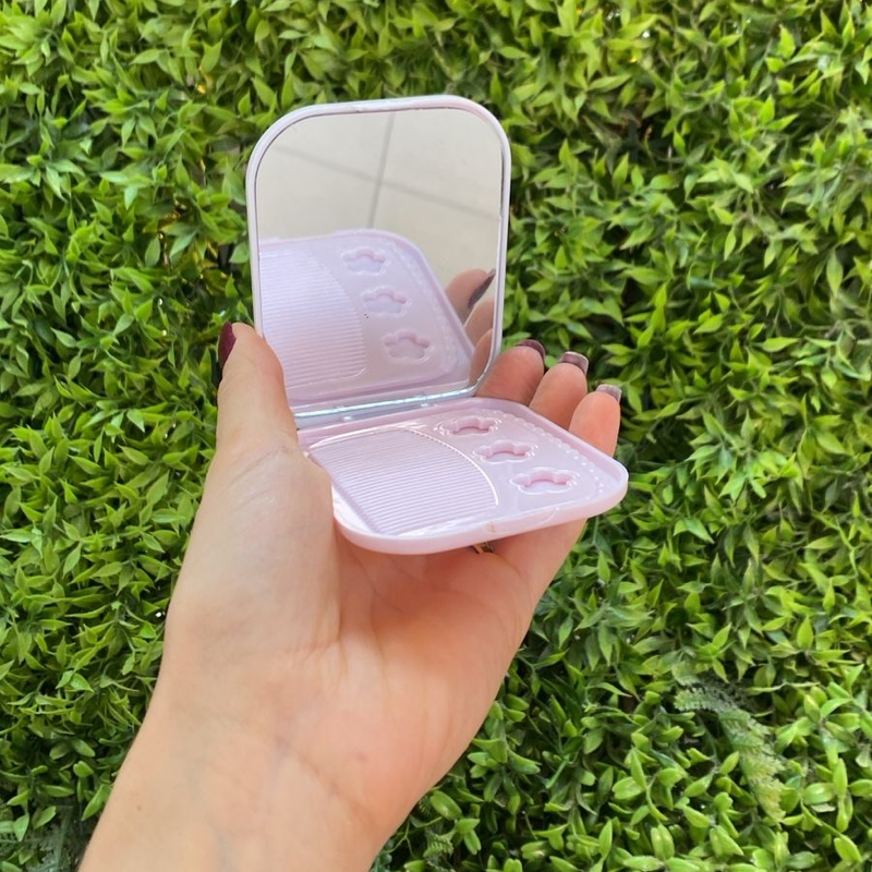 Mini Espelho com Pente I Love You