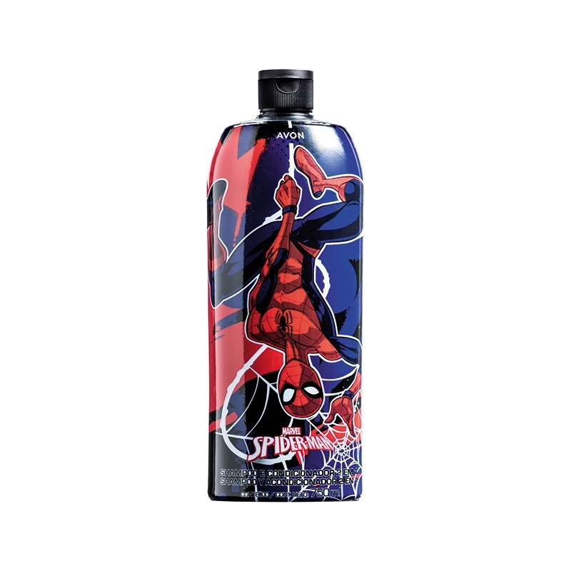 Disney Condicionador Shampoo 2 Em 1 Homem Aranha - 750 ml