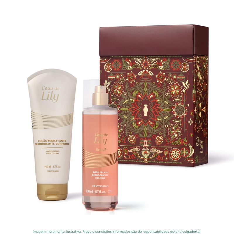 Kit Presente L'Eau De Lily Soleil