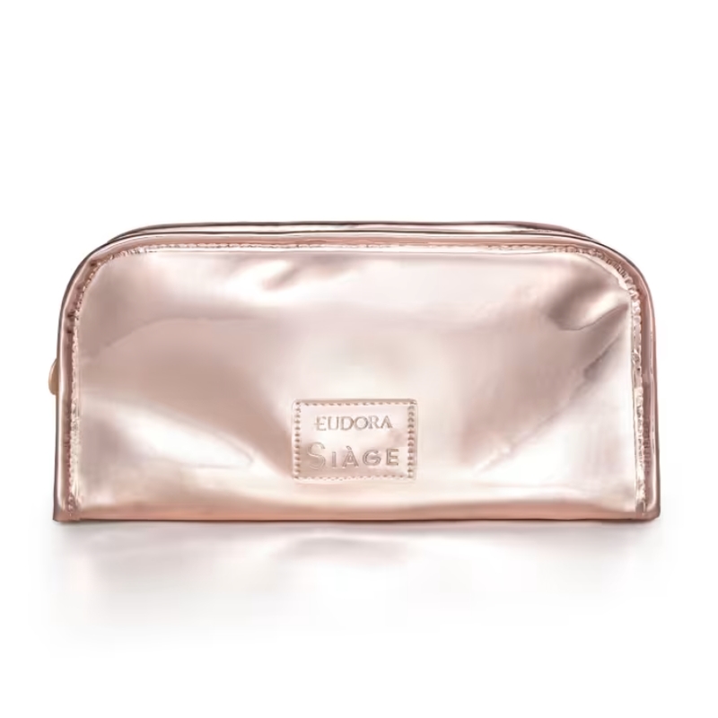 Nécessaire Rose Gold Metalizado Eudora Siàge
