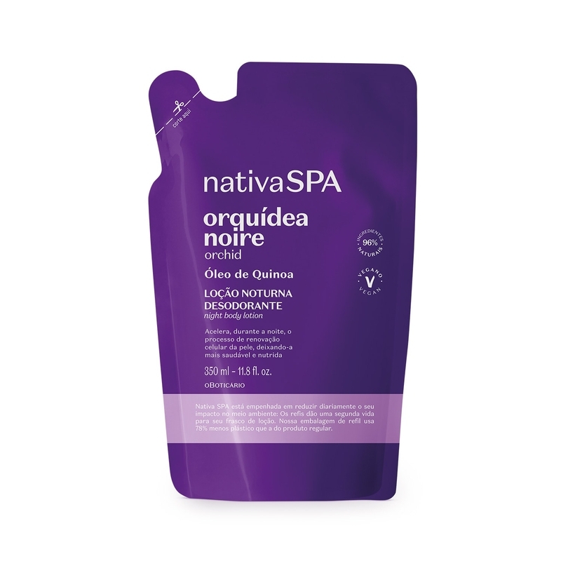Refil  Hidratante Nativa Spa Orquídea Noire 350Ml