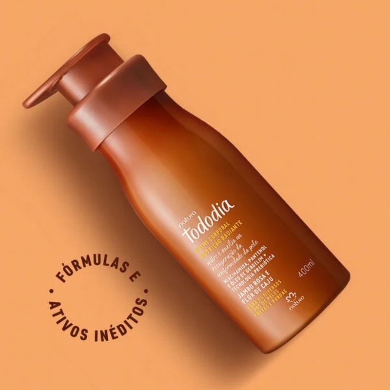 Creme Desodorante Nutrição Radiante Tododia Jambo Rosa e Flor de Caju 400 ml - foto 2