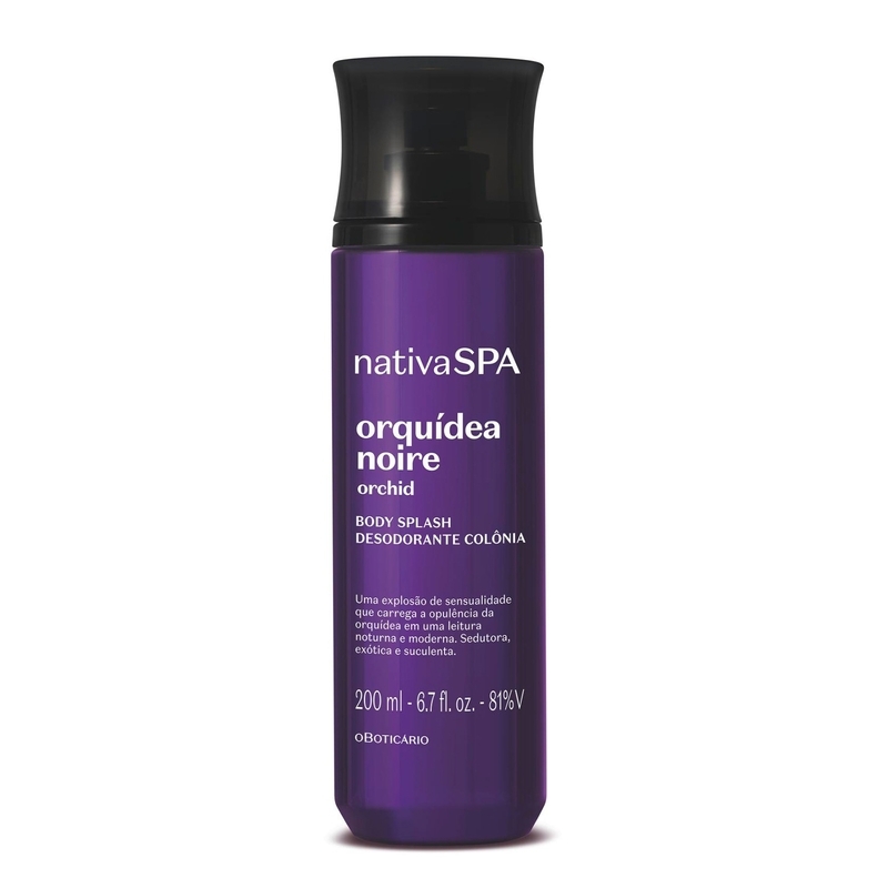 Body Splash Nativa Spa Orquídea Noire 200Ml