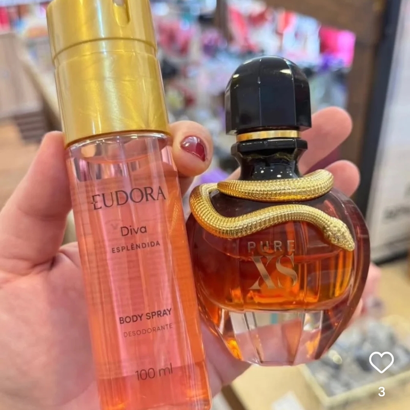Body Spray Eudora Diva Esplêndido 100ml