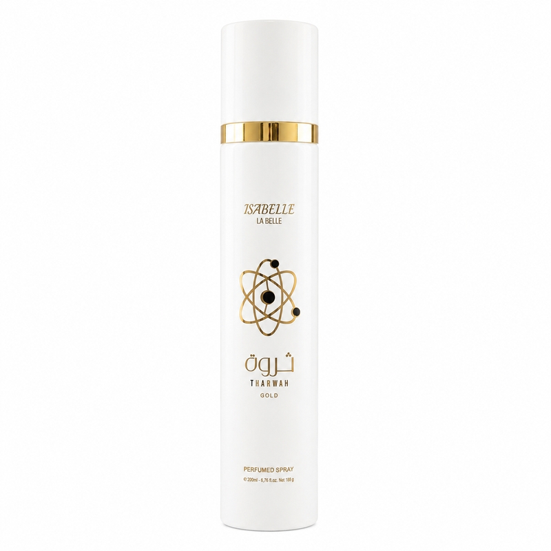 Body Splash Árabe Tharwah Gold 300ml Isabelle la Belle