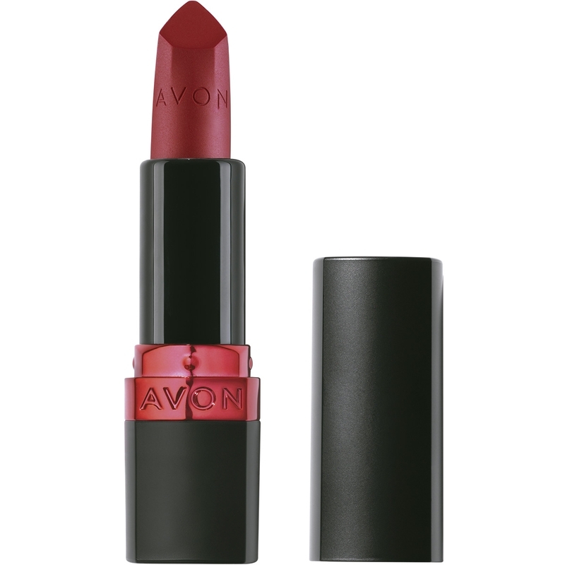 Avon ultra color matte batom VERMELHO MALVA - 3,6 g