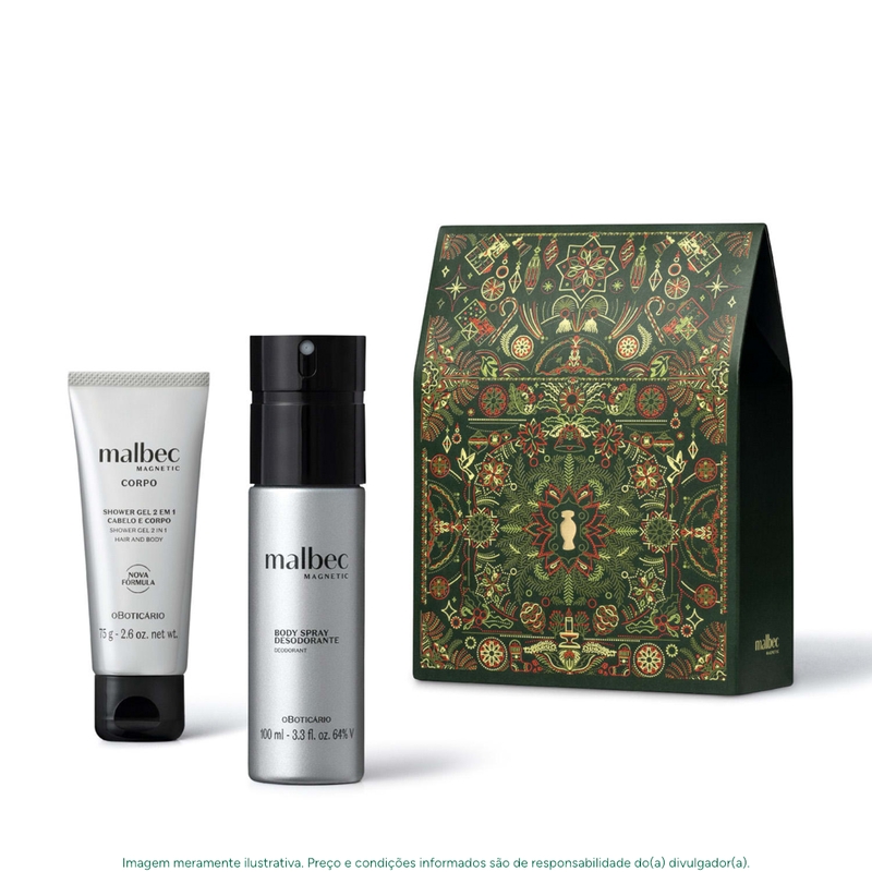Kit Presente Malbec Magnetic Natal 2026