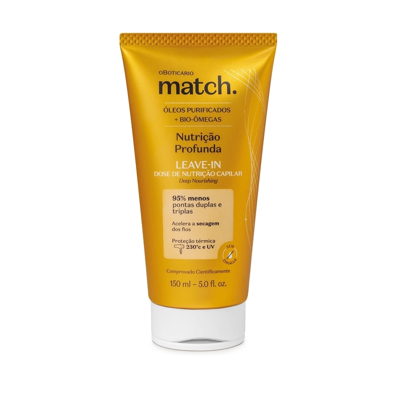 Leave-In Dose De Nutrição Capilar Match Nutrição Profunda 150Ml