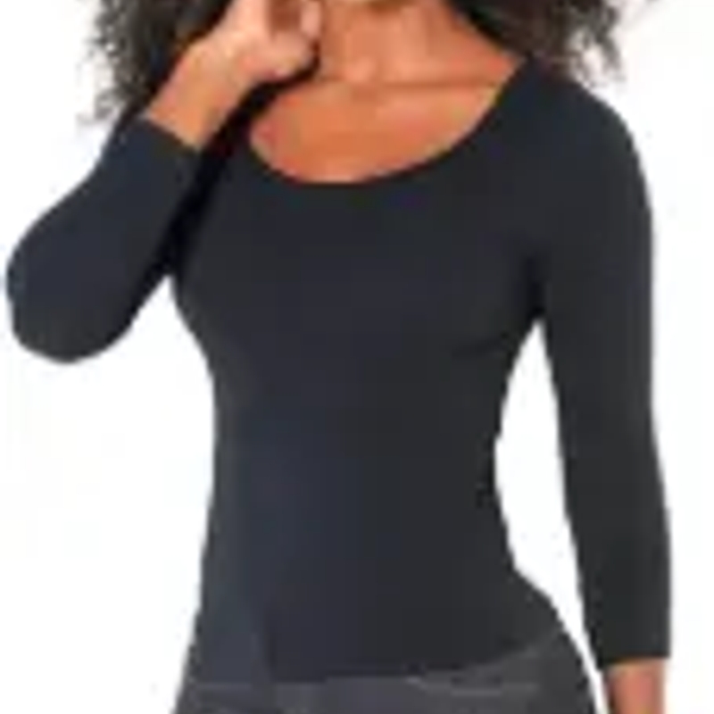 DeMillus Blusa Manga 3/4 Ultraleve B - Preto