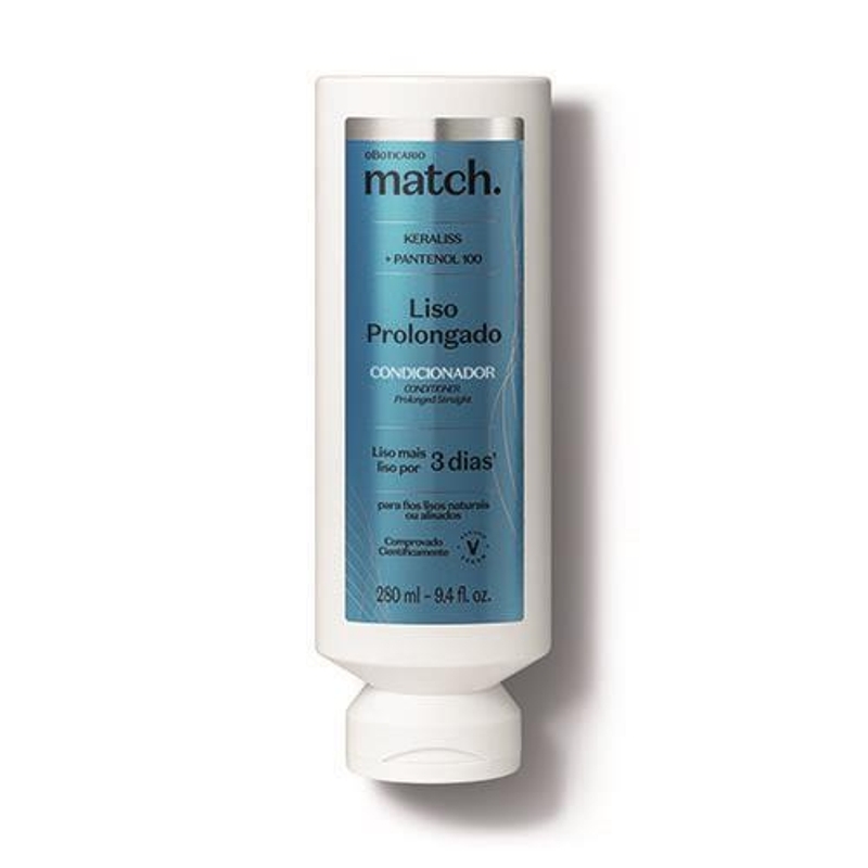 Condicionador Match Liso Prolongado 280Ml