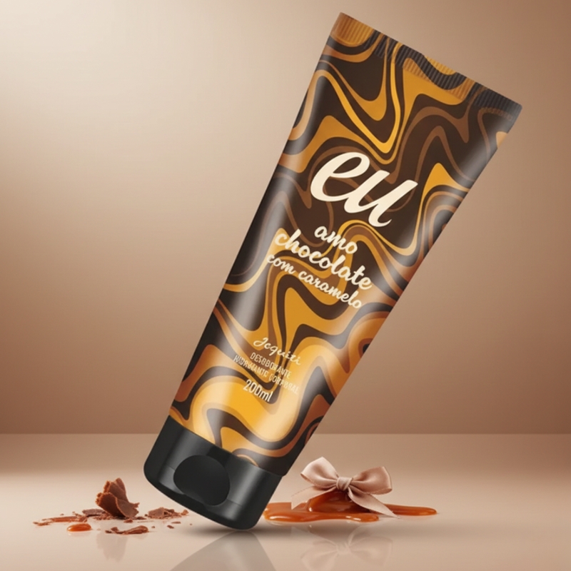 HIDRATANTE JEQUITI EU AMO CHOCOLATE COM CARAMELO 200ML - foto 2