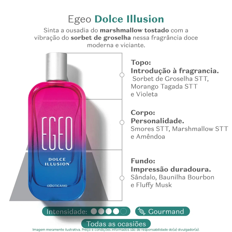 Egeo Dolce Illusion Desodorante Colônia 90ml - foto 5