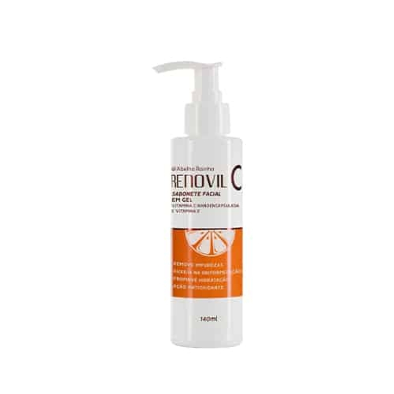 Renovil C Sabonete Facial Em Gel C/ Vitamina C Nanoencapsulada 140 G