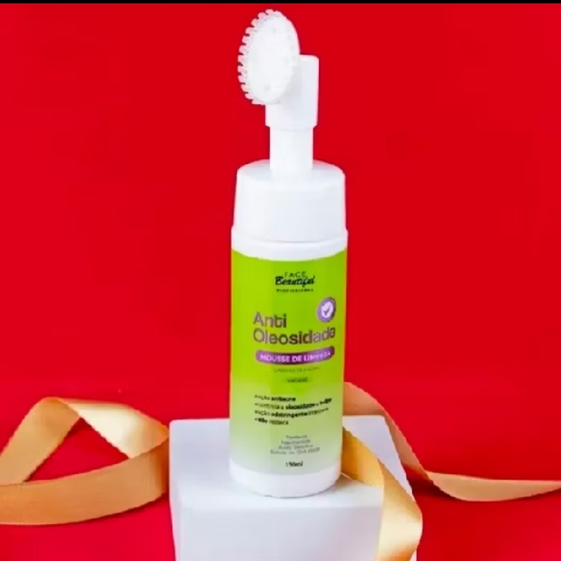 Mousse De Limpeza Facial Anti Oleosidade Face Beautiful