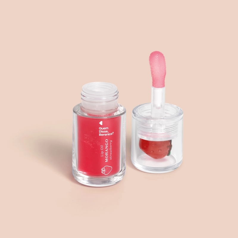 Lip Oil Vermelho Cuide-se Bem Morango 3,5ml