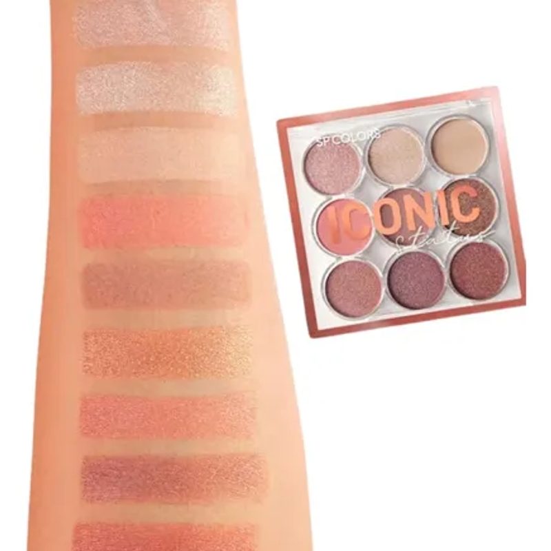 SP Colors Iconic Status Paleta de Sombras 9 Cores - A